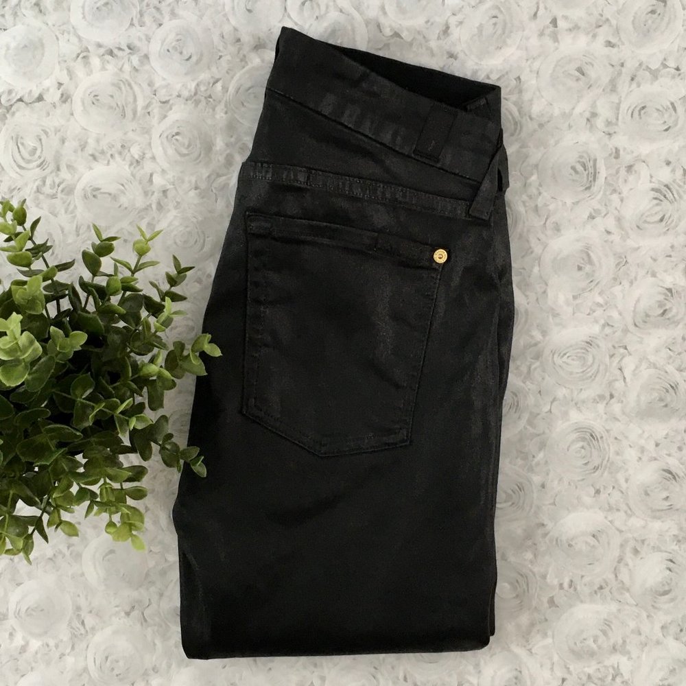 7 For All Mankind Black Ankle & Cropped Jeans